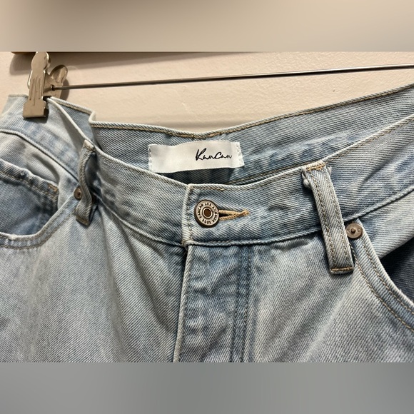 KanCan Ultra High Rise 90s Flare Wide Leg Jeans 15 | 31 light wash - Picture 4 of 7